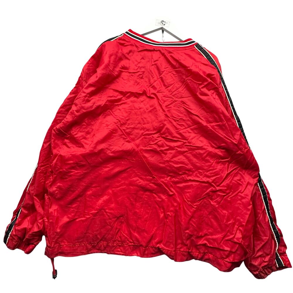 Vintage Steve & Barry's Ohio State Buckeyes Nylon Pullover Mens XXL Red Logo - Picture 10 of 12